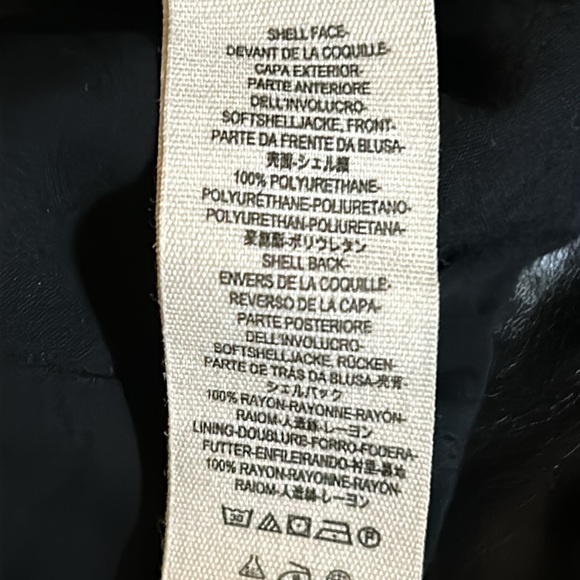 Free People Faux Leather Studded Motorcycle Jacket - Picture 7 of 9